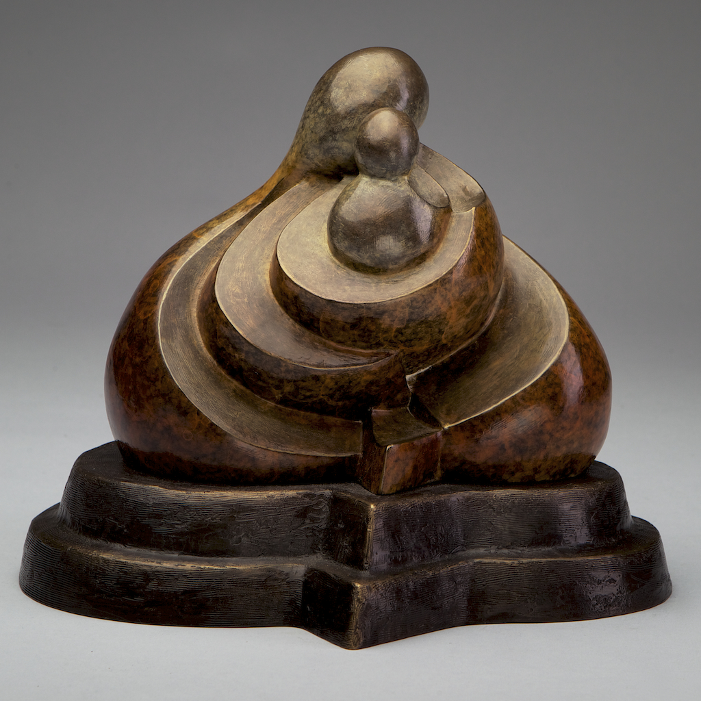 <b>Babe in Arms</b>8.5 x 10 x 8.5 inches, bronze, <em>edition of 12</em>